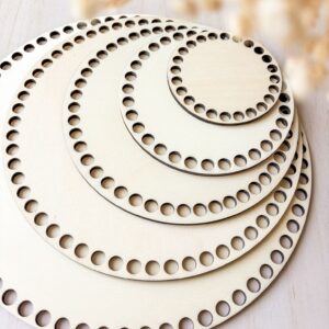 Fond de panier crochet rond