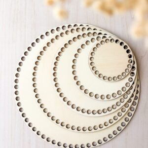 Fond de panier crochet rond