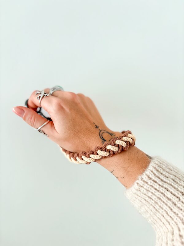 Porte-clé macramé bracelet05 Porte-clé macramé bracelet05
