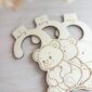 Séparateurs de penderie bébé en bois