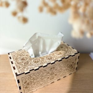 boîte à mouchoirs bois