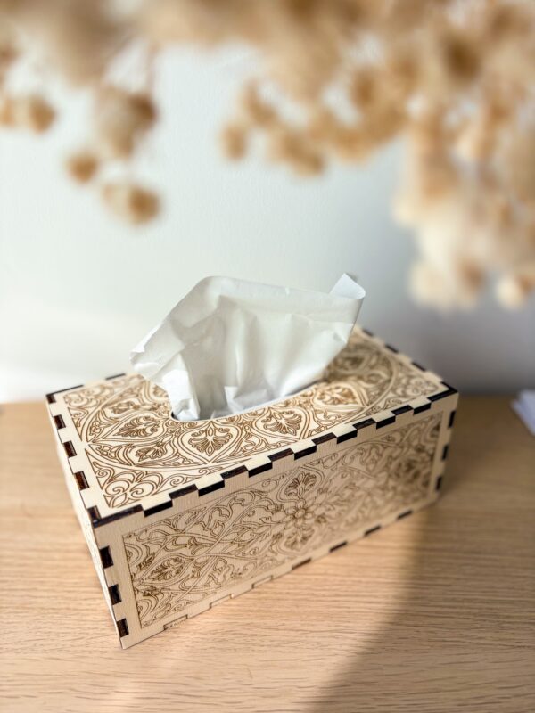 boîte à mouchoirs bois