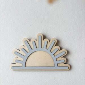Décoration soleil bois