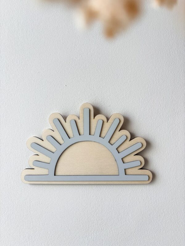 Décoration soleil bois