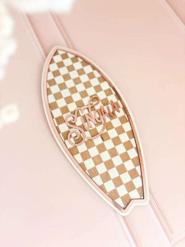planche de surf en bois rose gold planche de surf en bois rose gold