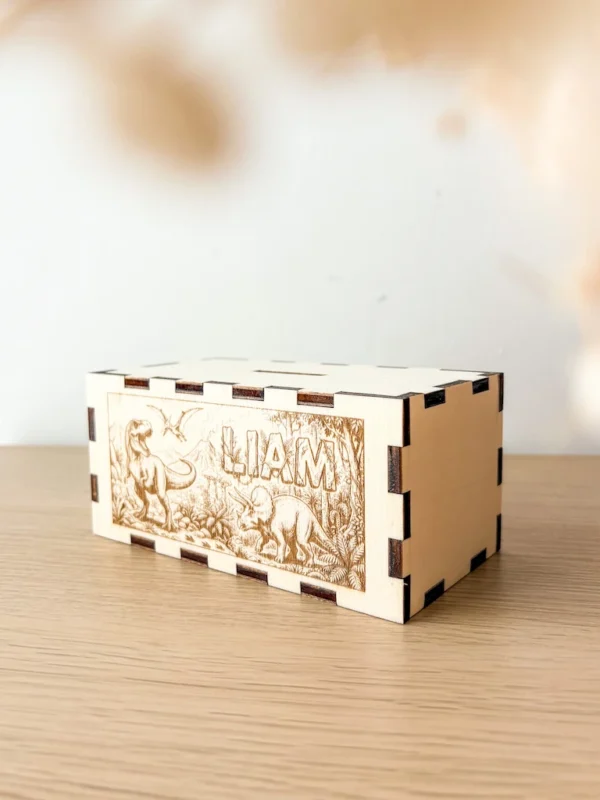 tirelire en bois personnalisable dinosore tirelire en bois personnalisable dinosore