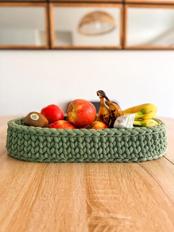 Corbeille de fruit ovale au crochet_01 corbeille fruits crochet