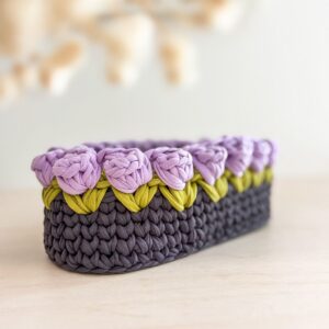 panière crochet tulipe