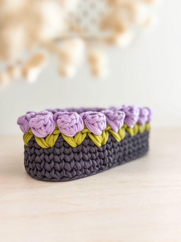panière crochet tulipe