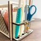 organisateur tricot crochet bois