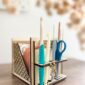 organisateur tricot crochet bois