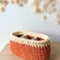 panier rangement crochet compartiments