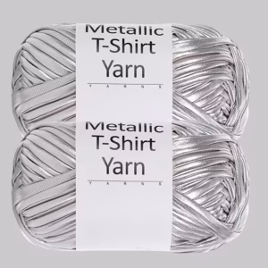 Fil Similicuir Métallisé – Bobine 100g 33m – Argenté 02