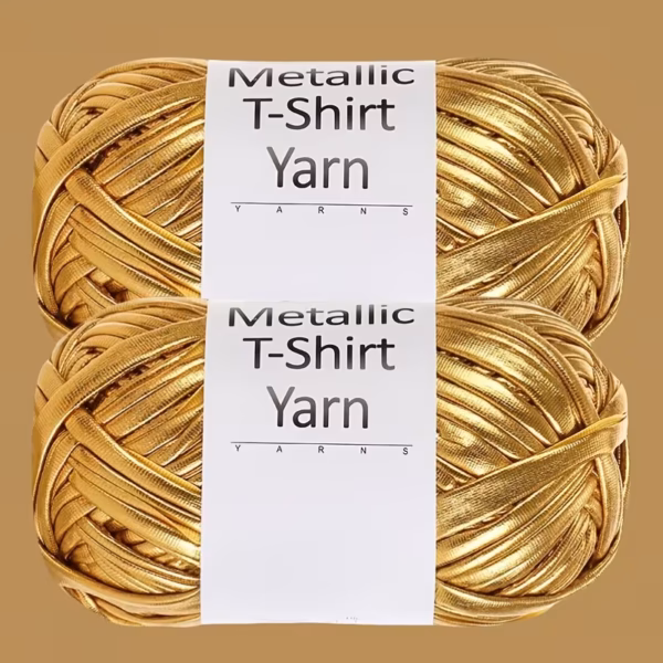 Fil Similicuir Métallisé – Bobine 100g 33m - Doré 06 Fil Similicuir Métallisé – Bobine 100g 33m - Doré 06