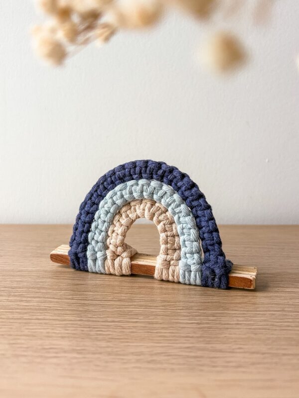 Prototype Arc-en-Ciel Macramé à Poser - Tons bleu_02