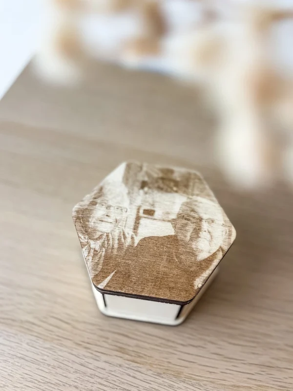 boîte hexagonale en bois_06 boîte hexagonale en bois personnalisable rangement