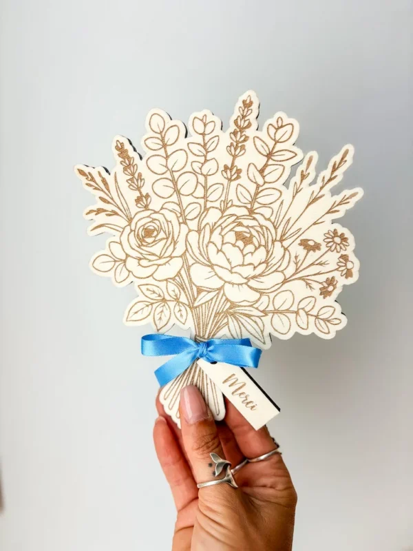 bouquet en bois personnalisé bouquet en bois personnalisé