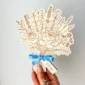 bouquet en bois personnalisé