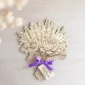 bouquet en bois personnalisé merci maîtresse 03