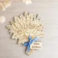 bouquet en bois personnalisé merci maîtresse 04