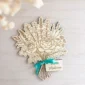 bouquet en bois personnalisé merci maîtresse 05