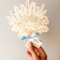 bouquet en bois personnalisé Merci maitresse cadeau