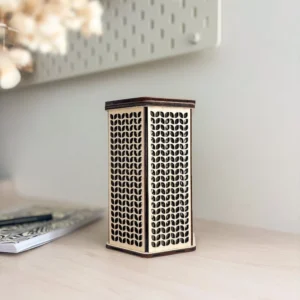 mini poubelle de bureau en bois 01