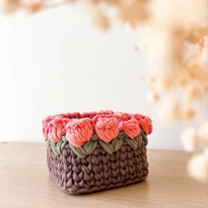 kit panière crochet fleurs 01 kit panière crochet fleurs