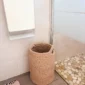 Panière à linge crochet ronde