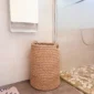Panière à linge crochet ronde